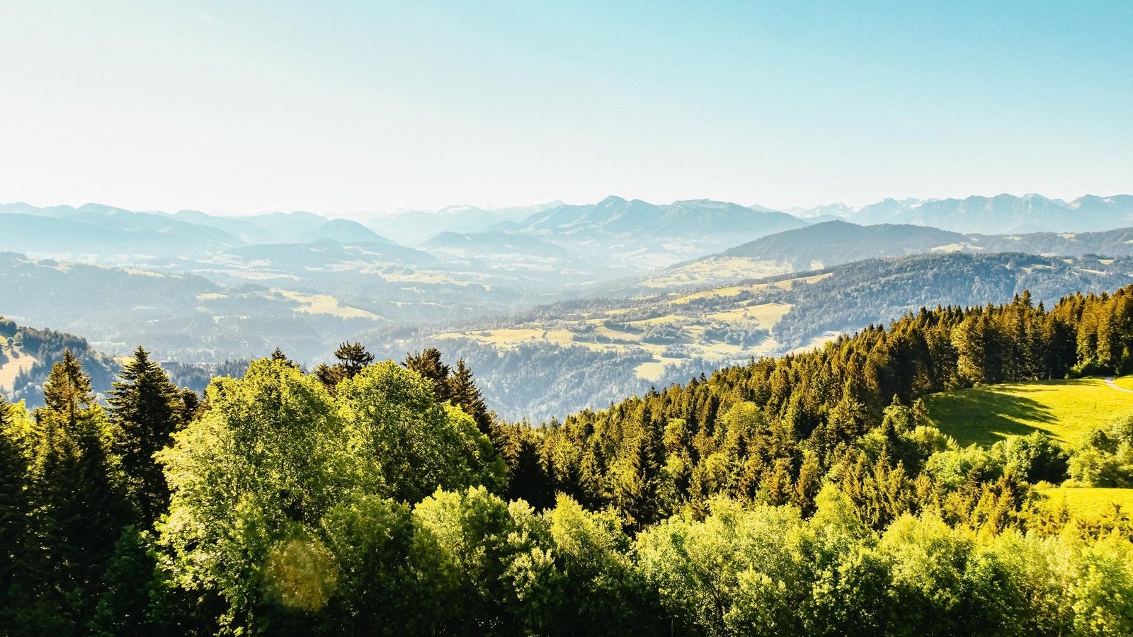 Blick in den Bregenzerwald vom Pfänder
